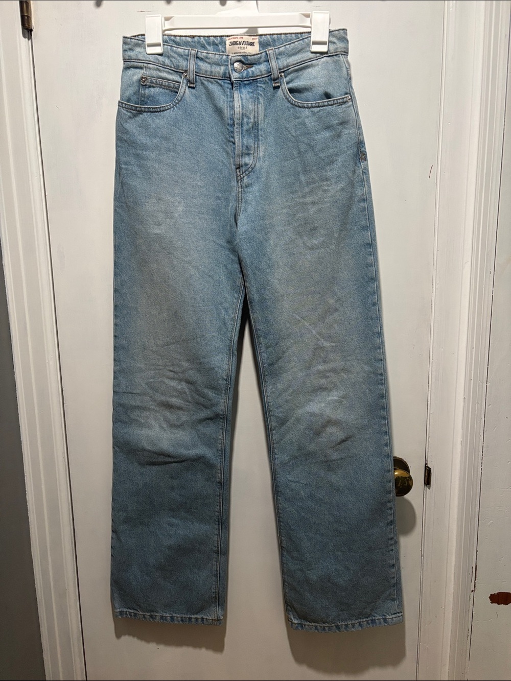 ZADIG & VOLATIRE Evy straight leg jeans size 26